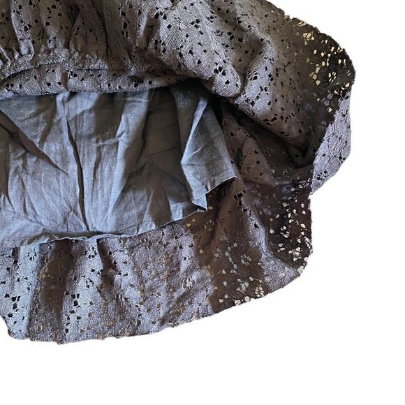 Flamingo NEW black lace elastic band lined size 12-14 Sophia skirt - Picture 3 of 5